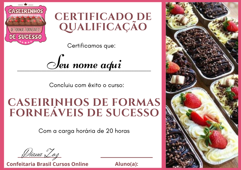 Caseirinhos Curso Eu Confeiteira