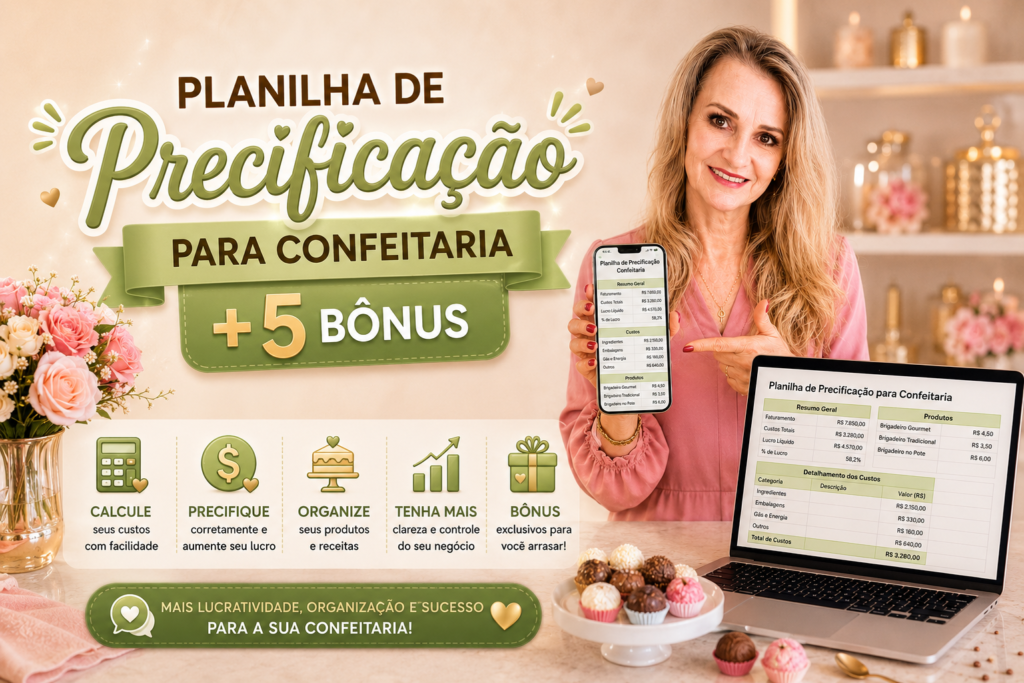 planilha confeitaria