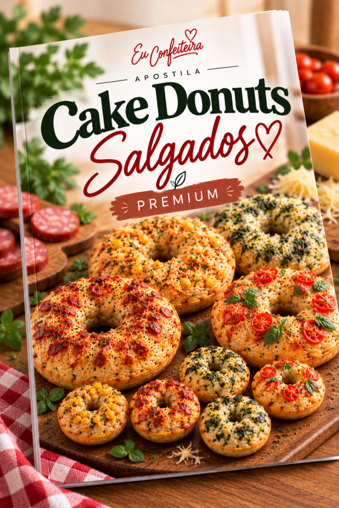 receitas cake donuts salgados